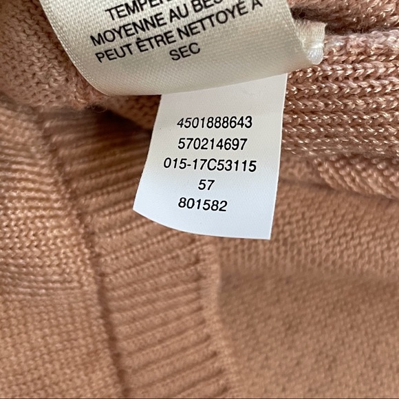 Chico's 3/4 Sleeve Cutout Blouse Light Pink M/8 - Picture 6 of 12